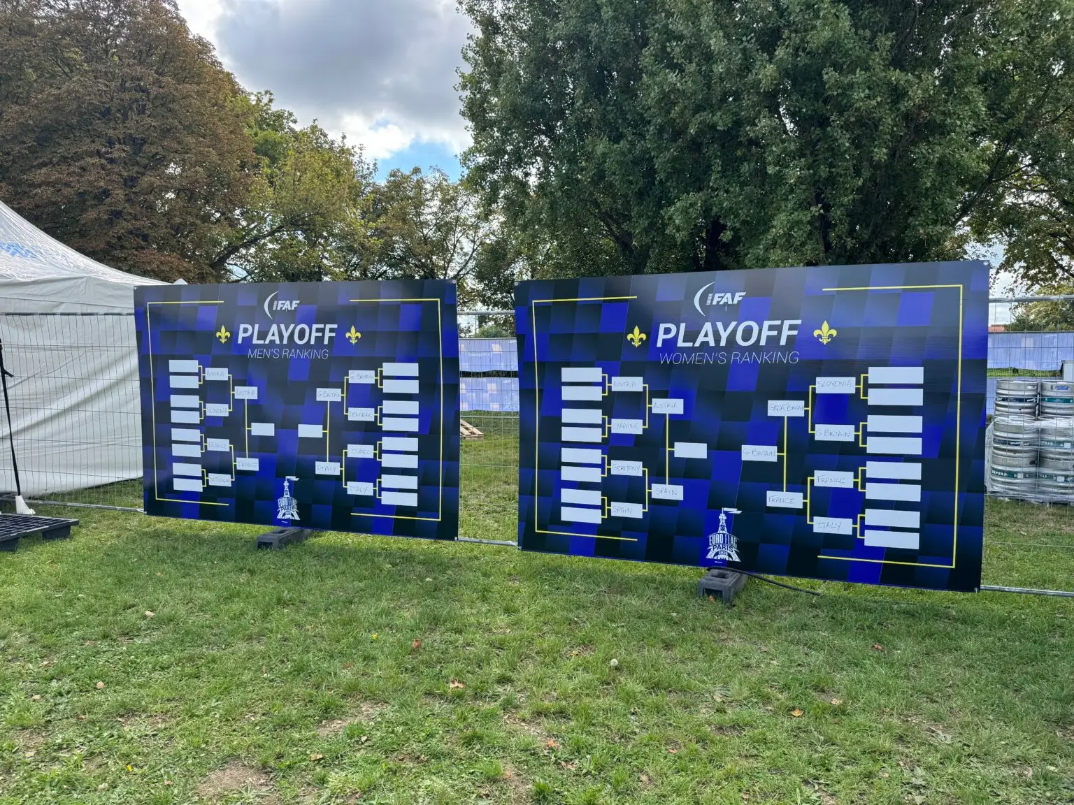 Panneau géant Signalétique Hurrah