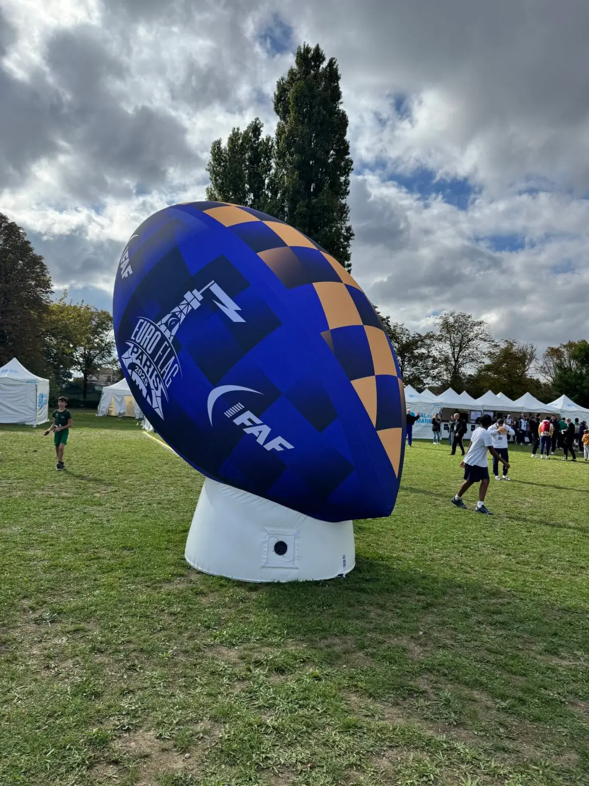 Ballon Football Américain Gonflable IFAF Euroflag Hurrah